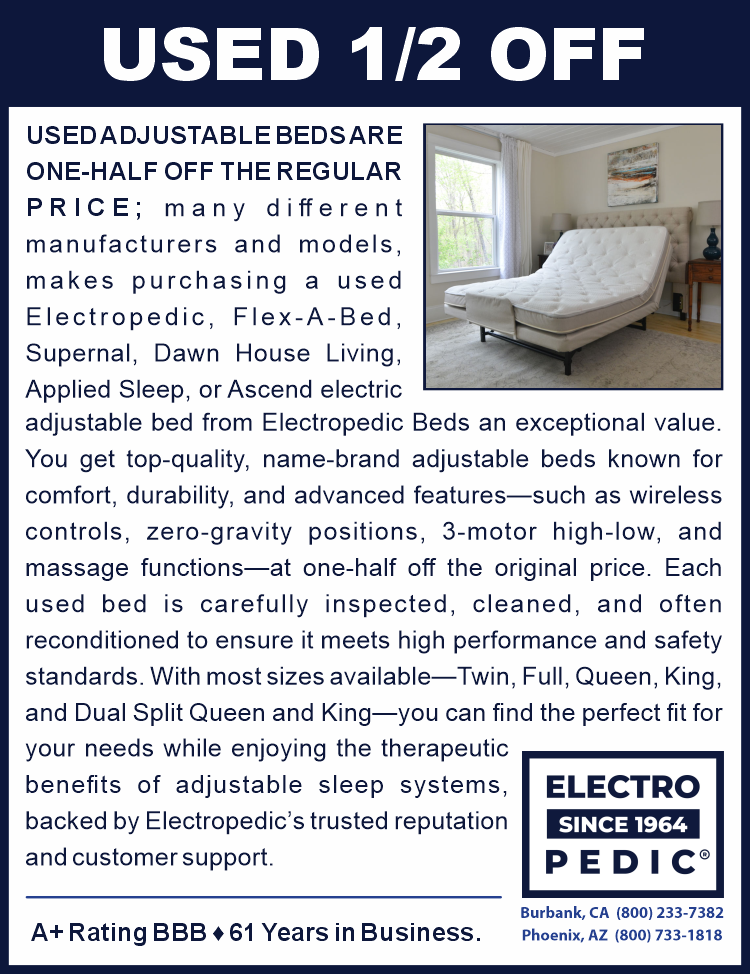 Chandler Electropedic used adjustable beds ½ off